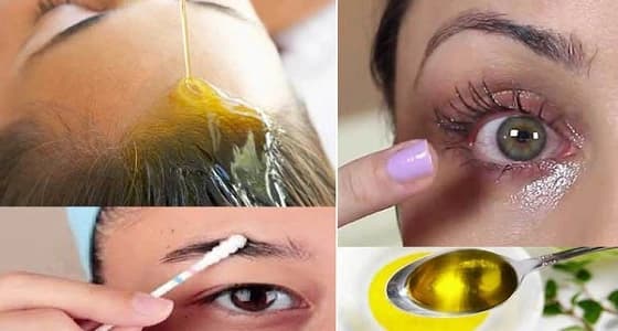 زيت الخروع لزيادة نمو الشعر وإطالة الرموش