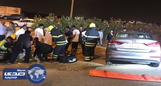 بالصور.. إصابات حرجة في حادث تصادم مروع بجدة