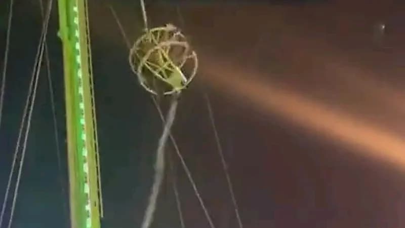 بالفيديو.. لحظة تعطل لعبة خطيرة بملاهي ونتر وندرلاند في لندن