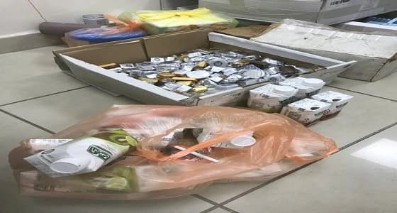 بالصور.. مصادرة حلويات ومواد غذائية منتهية الصلاحية في الرس