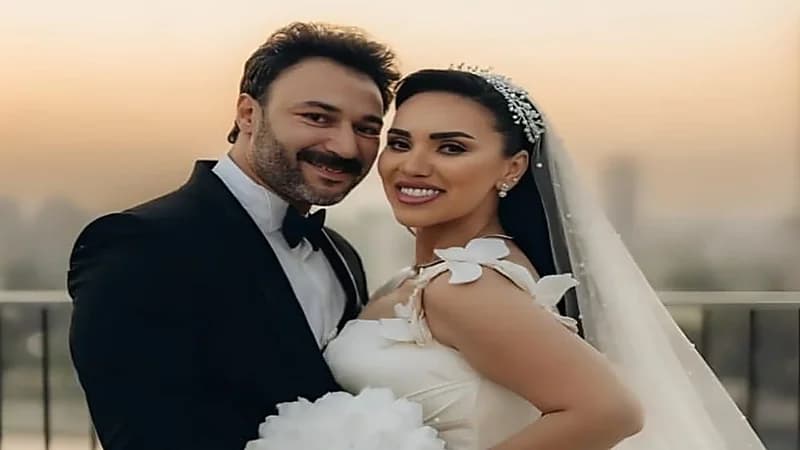 كواليس جديدة عن زفاف مي فاروق ومحمد العمروسي.. فيديو