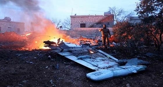 اثنان من التنظيمات المسلحة تتبنى إسقاط مقاتلة روسية بريف إدلب