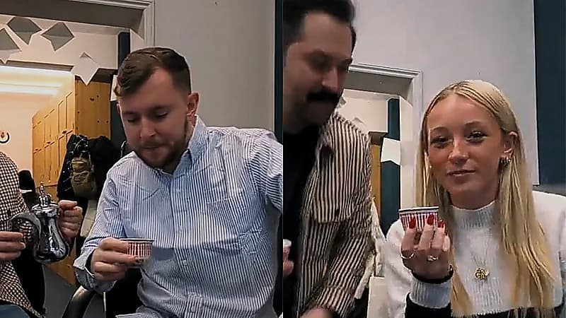 ردة فعل بريطانيون بعد تذوقهم القهوة العربية لأول مرة .. فيديو