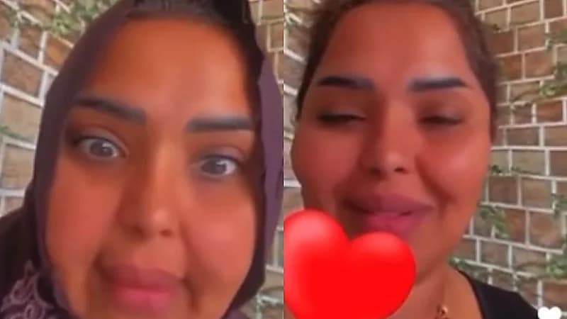 هيا الشعيبي تسخر من إلهام الفضالة لارتدائها الحجاب خلال العمرة وتركه بعدها .. فيديو