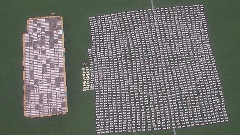 بالفيديو.. إحباط تهريب 4 مليون حبة كبتاجون داخل أكياس بن من لبنان إلى المملكة