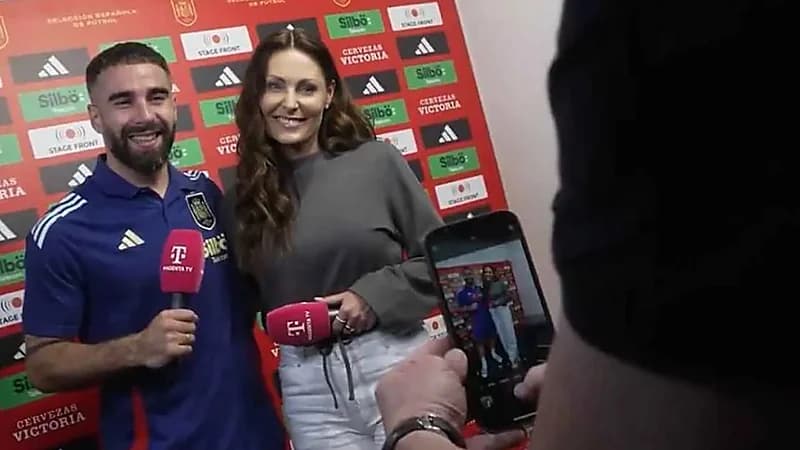 معلمة كارفخال تفاجئه قبل مواجهة ألمانيا في يورو 2024.. فيديو