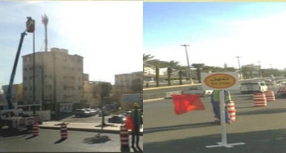 أمانة المدينة تستكمل أعمال السفلتة بطريق " سلمة بن سلامة "