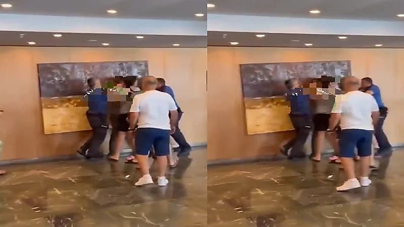 موظفون بفندق تركي شهير يعتدون على سياح عرب.. فيديو