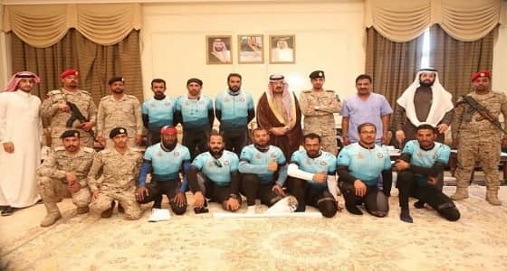 بالصور.. فريق دراجي الأسطول الشرقي يصل وادي الدواسر