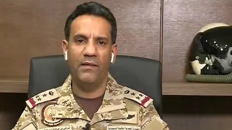 شاهد.. متحدث التحالف: الصواريخ الباليستية والمسيرات المفخخة هربها نظام إيران للحوثيين