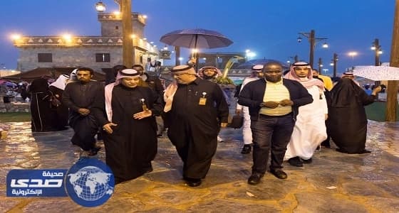 " نجل رئيس جنوب أفريقيا " يبدي إعجابه بتراث منطقة الباحة بالجنادرية