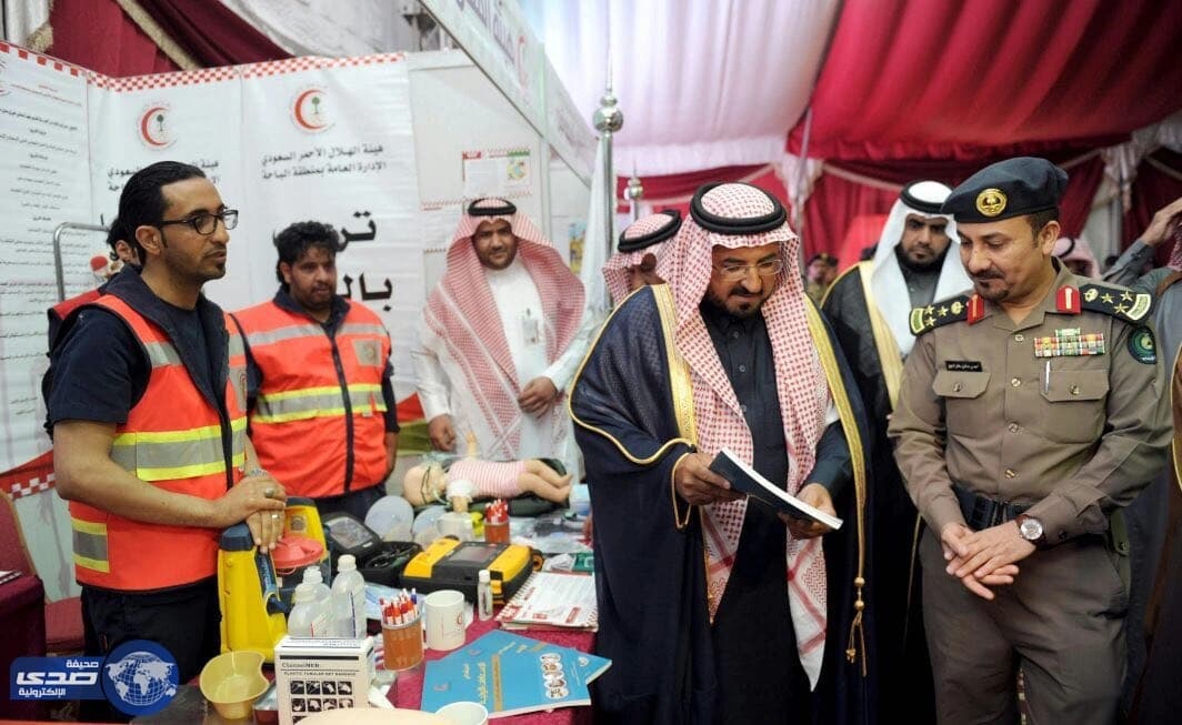 المديرية العامة للدفاع المدني بالباحة تقيم معرض توعوي لعدد من الجهات الحكومية