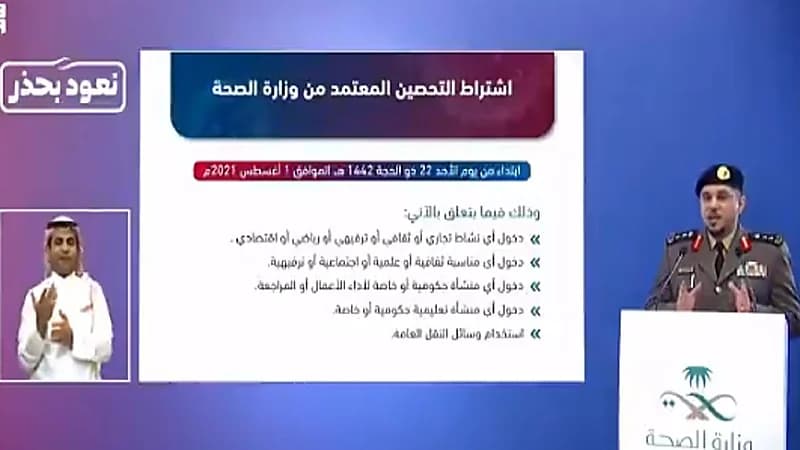 " الداخلية ": لا يوجد غرامة لعدم أخذ لقاح كورونا