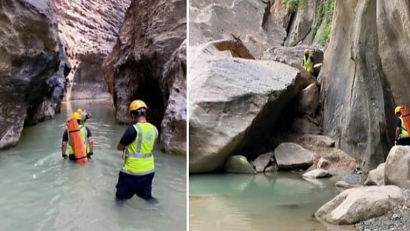 مدني الريث ينقذ مواطنا سقط في وادي لجب أثناء تنزهه