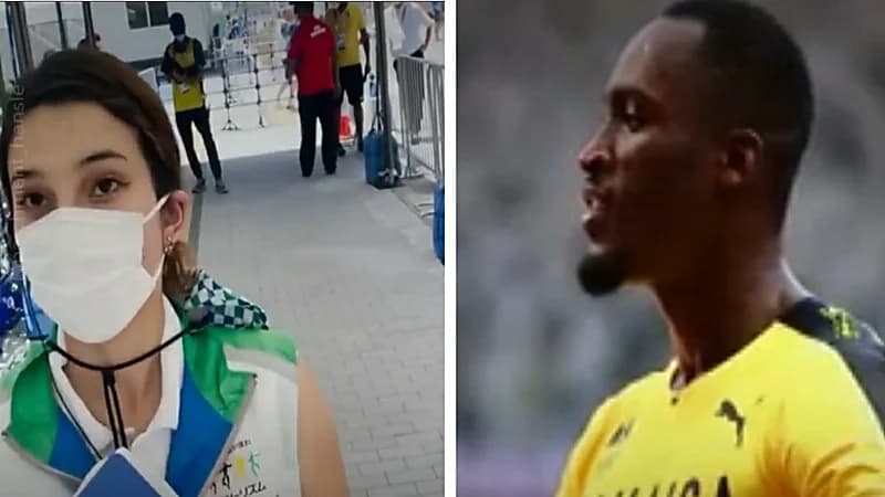 صاحب ذهبية يعيد مبلغا ماليا اقترضه من فتاة في أولمبياد طوكيو ويهديها قميص فريقه