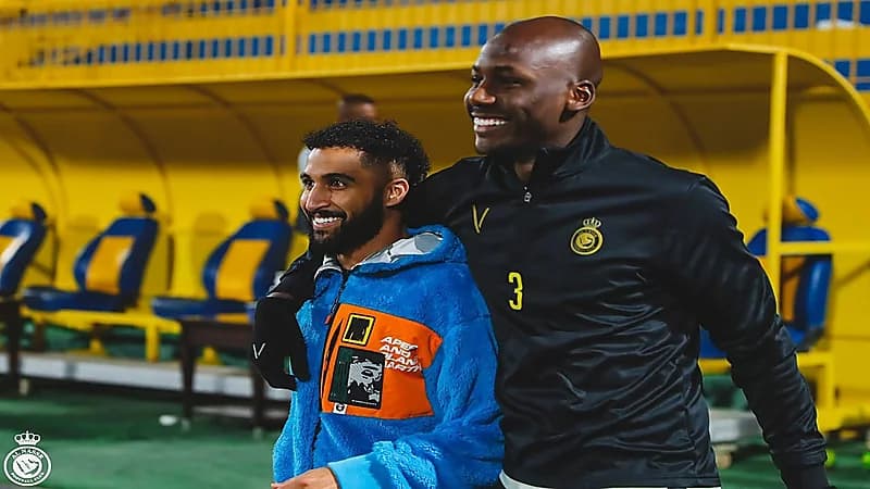 شاهد.. النصر يودع العبيد قبل تدريبات الفريق