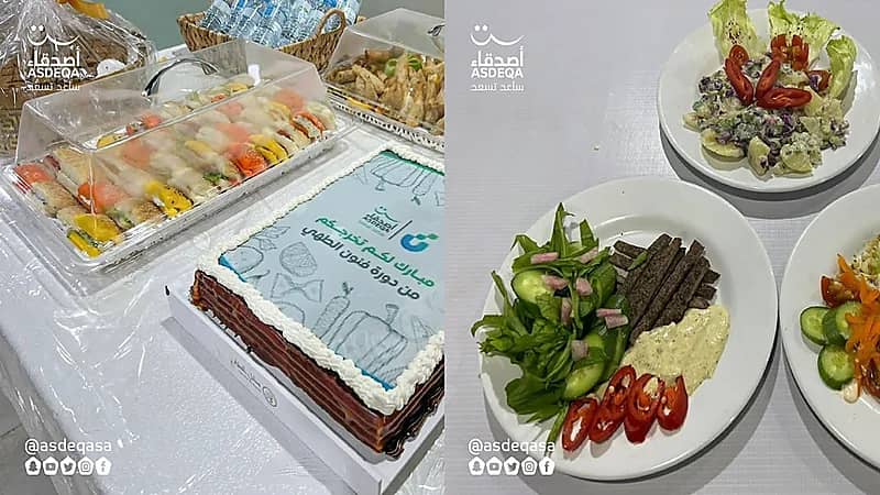 أسر اللاعبين القدامى تحترف فنون الطهـي بمطبخ طويق