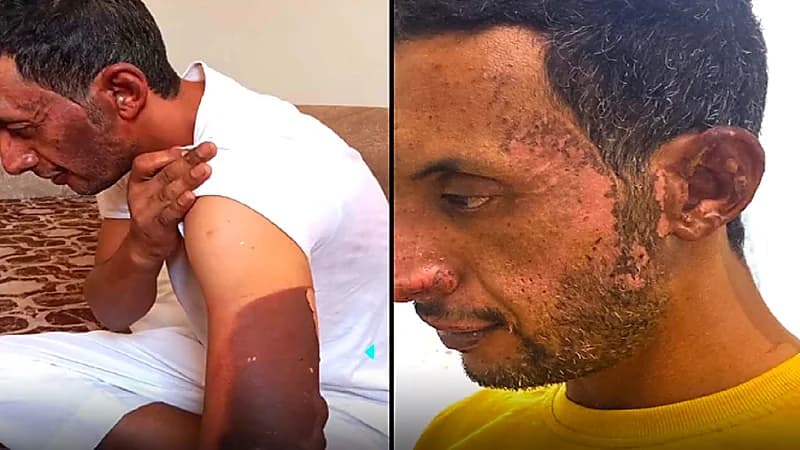 بالفيديو .. مواطن ينقذ طفلا مصريا بعمر 7 سنوات من حريق