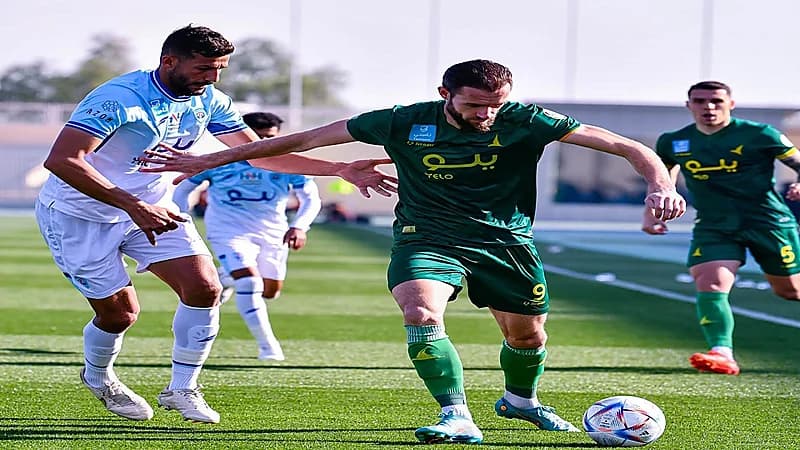 أبها يتغلب على الخليج بهدفين