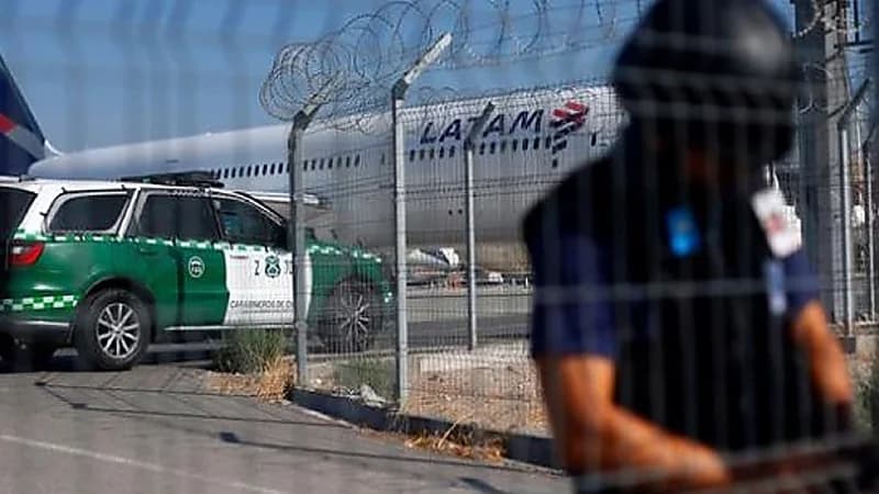 فيديو..قتيلان في عملية سطو مسلح على مطار سانتياغو