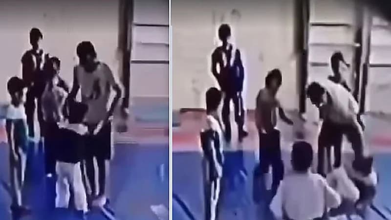 فيديو.. مدرب سامبو يضرب طفلا حتى الموت