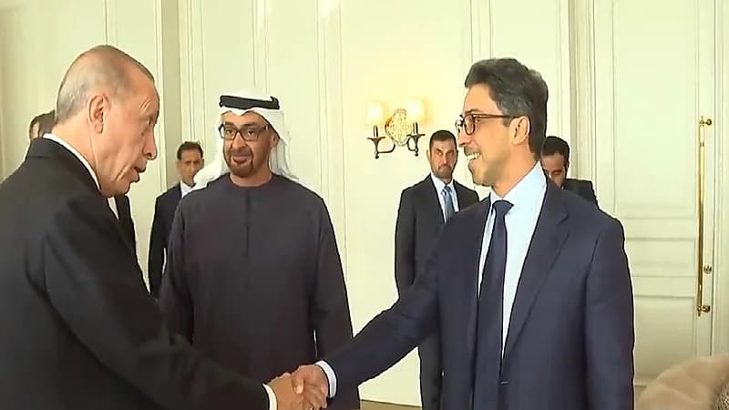 ردة فعل أردوغان بعدما علم أن الشيخ منصور بن زايد هو مالك مانشستر سيتي ..فيديو
