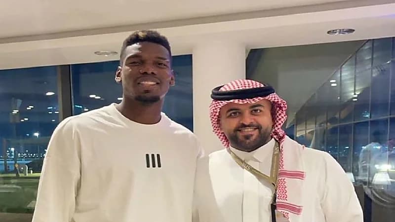 بوغبا يصل جدة .. صورة