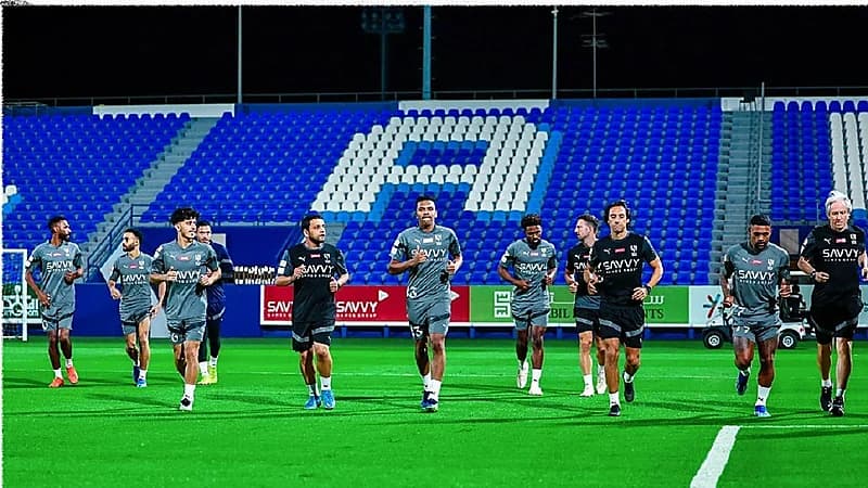 الهلال  يستأنف تدريباته