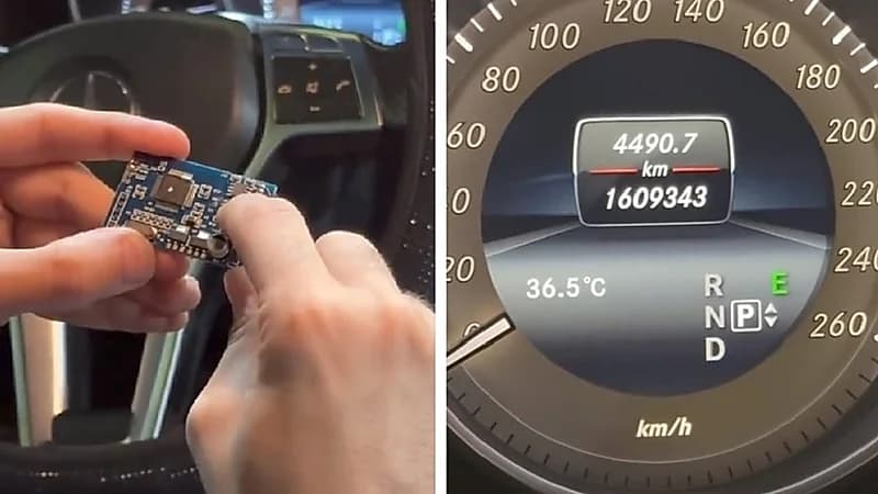 شاب يكتشف كارثة داخل عداد سيارته.. فيديو