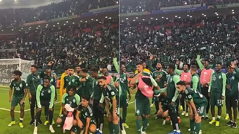 جماهير الأخضر تردد: صبو لي فنجان عال العال .. فيديو