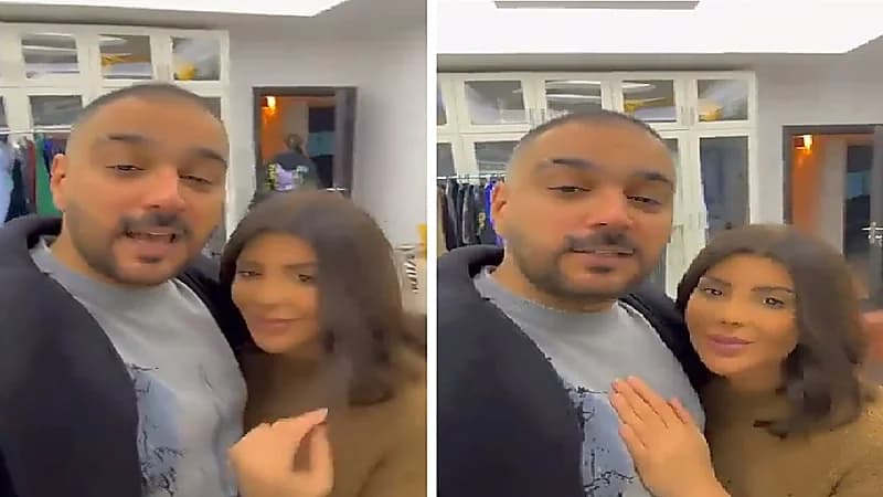 شهاب جوهر لزوجته إلهام الفضالة: أنتِ التاريخ كله ما أبدلك بالكون كله .. فيديو