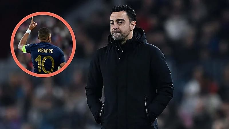 مدرب برشلونة يثير الجدل بعد اقتراب مبابي للانتقال إلى ريال مدريد