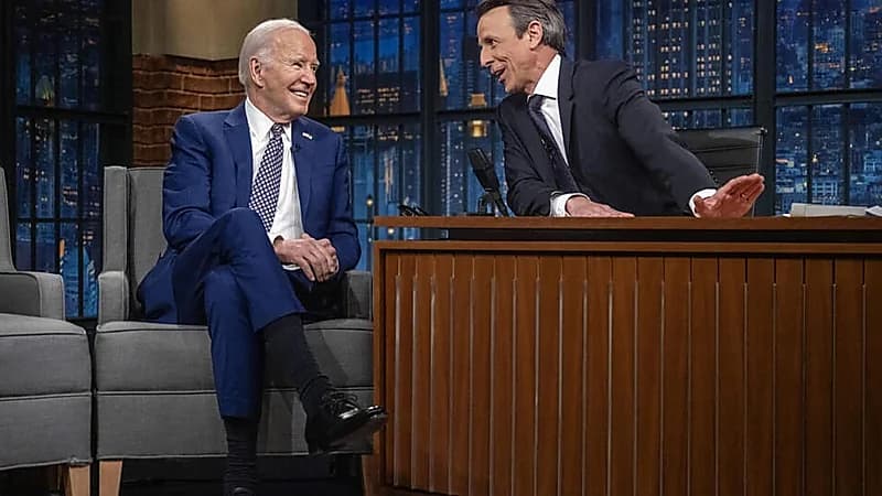 بايدن يظهر في برنامج فكاهي لدعم موقفه الانتخابي