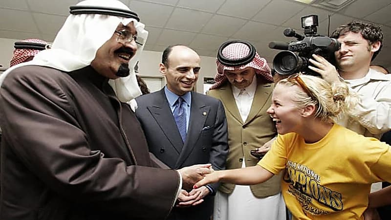صور نادرة للملك عبدالله خلال زيارته لتكساس .. صور