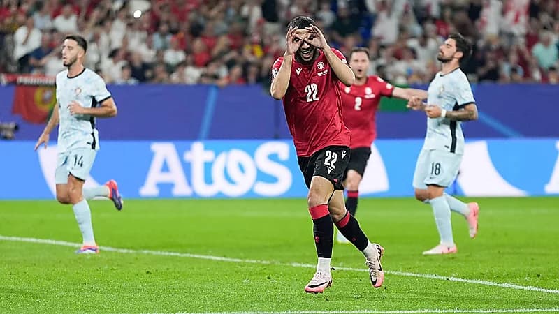 جورجيا تحقق فوزًا تاريخيًا على البرتغال والتشيك تودع المنافسة
