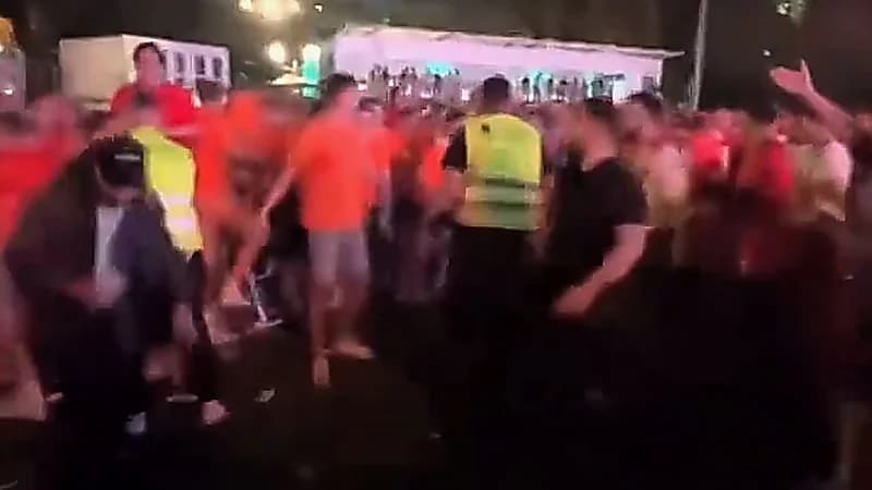 أعمال شغب بين الجماهير الهولندية والتركية عقب مباراة اليورو .. فيديو