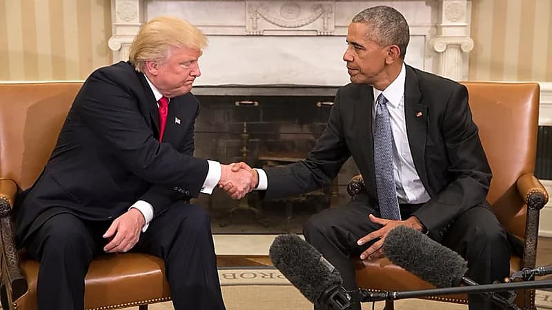 باراك أوباما: أنا وزوجتي نتمنى الشفاء العاجل لترامب