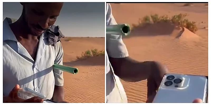 مواطن يفاجئ عامله بهدية آيفون15.. فيديو