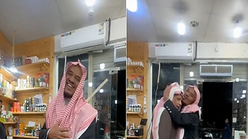 موقف طريف للشيخ الجبيلان في محل عطارة.. فيديو