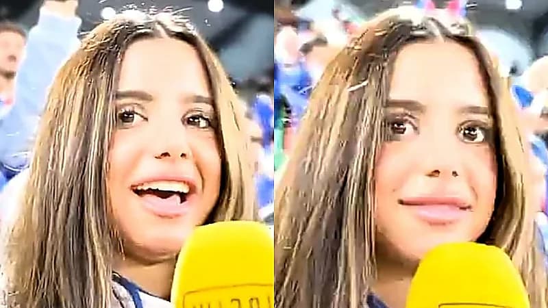 فرحة مشجعة كويتية بهدف محمد دحام في قطر .. فيديو