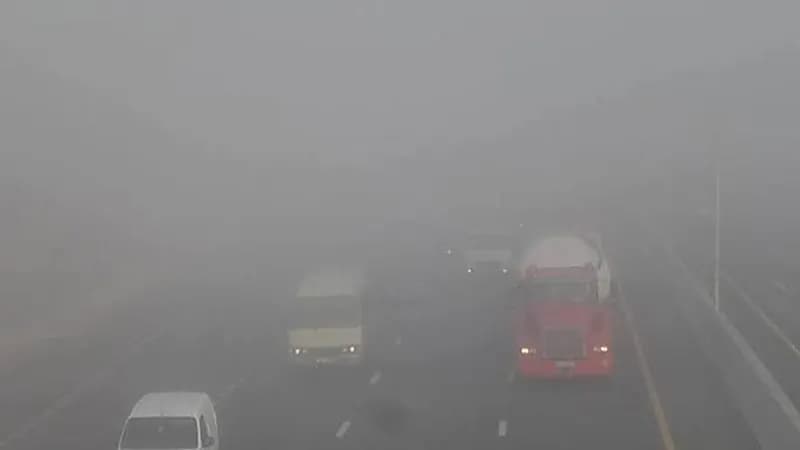 مصرية تضع طفليها التوأم على الطريق بسبب الضباب