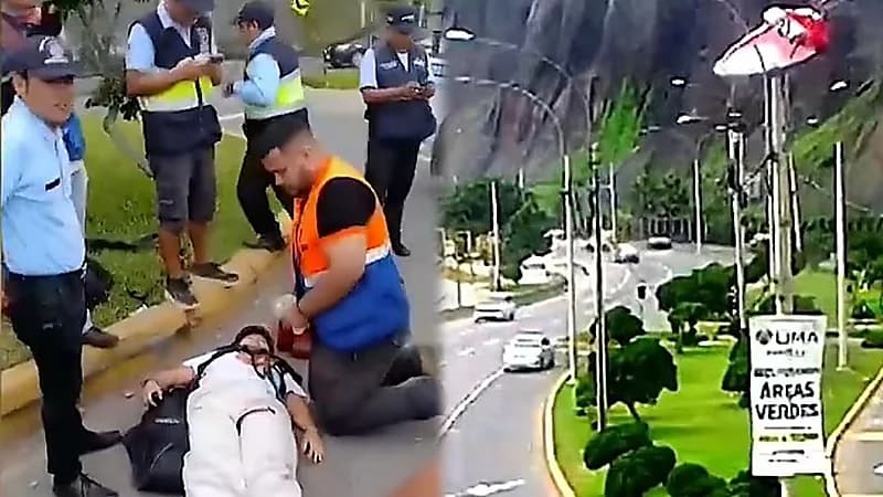 إصابة سائحة إثر سقوط مظلة شراعية.. فيديو