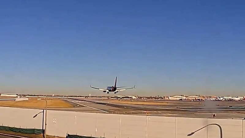 الشمس تتسبب في حادث جوي خطير بمطار شيكاغو .. فيديو