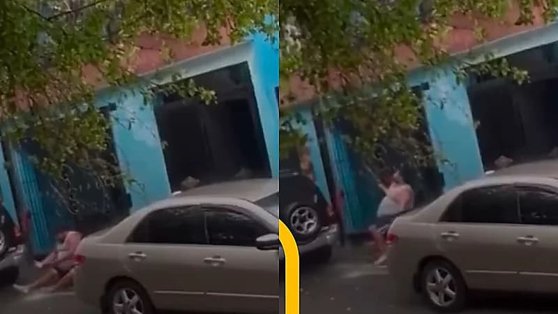 صاعقة تضرب رجلاً أثناء لعبه تحت المطر .. فيديو