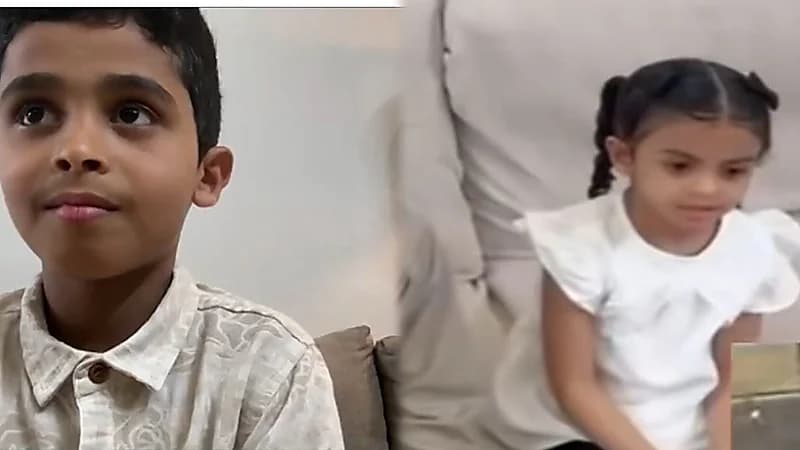 الطالب عبد الله الذي حمل شقيقته ليحميها من الشمس يروي تفاصيل الموقف المؤثر.. فيديو