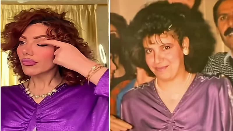بفستان والدتها البنفسجي.. فتاة تُحيي ذكرى والدتها بارتداء فستان خطوبتها بعد سنوات