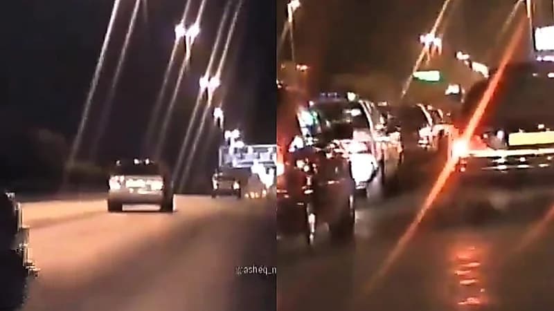 جولة خميس ليلية في شارع التخصصي عام 1998م .. فيديو