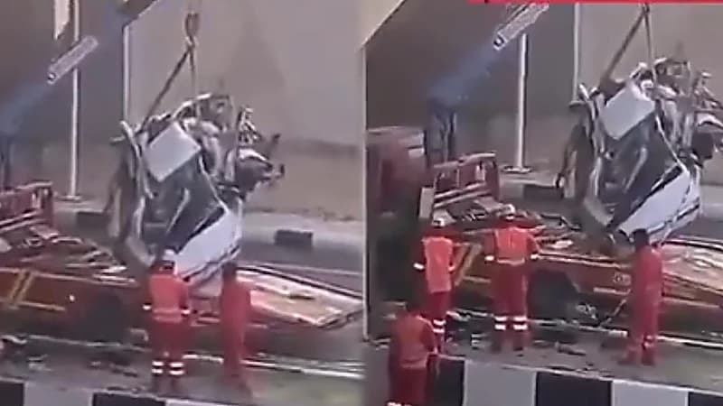 وفاة شخصين إثر حادث مروري على كوبري الخارش بجازان.. فيديو