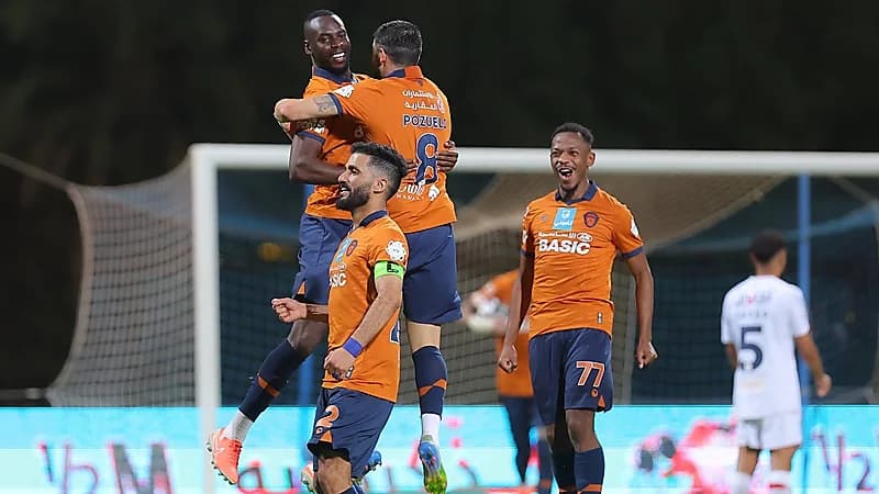 الفيحاء ينتصر على ضمك في دوري روشن