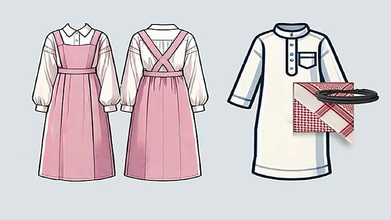 التعليم تعتمد الزي المدرسي لطلاب المراحل الدارسية .. صور